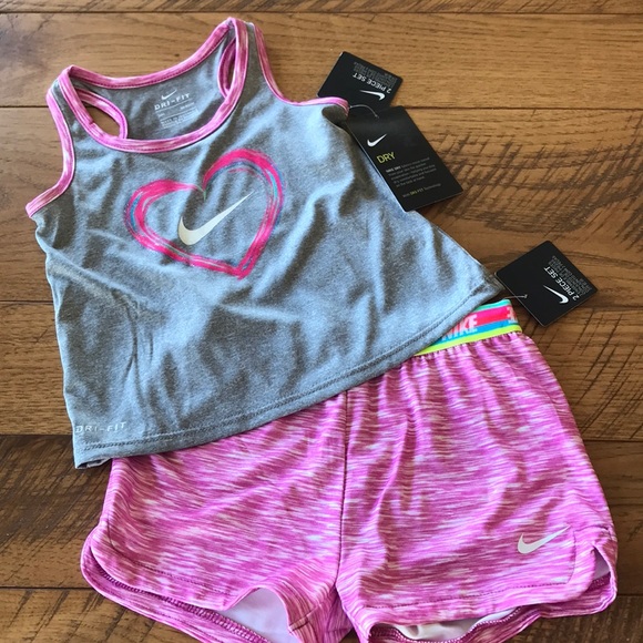 Nike Other - Nike Dri-Fit Girls 2-Piece Short Outfit. NWT
